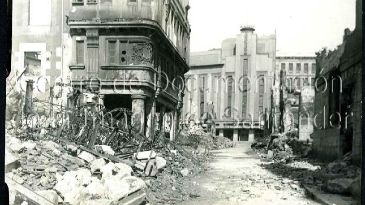 Una recreación, proyección de imágenes y exposiciones para conmemorar el 75 aniversario del incendio de Santander