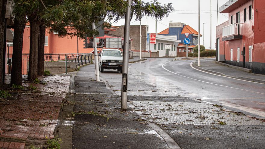 Estado de las calles en Tenerife.