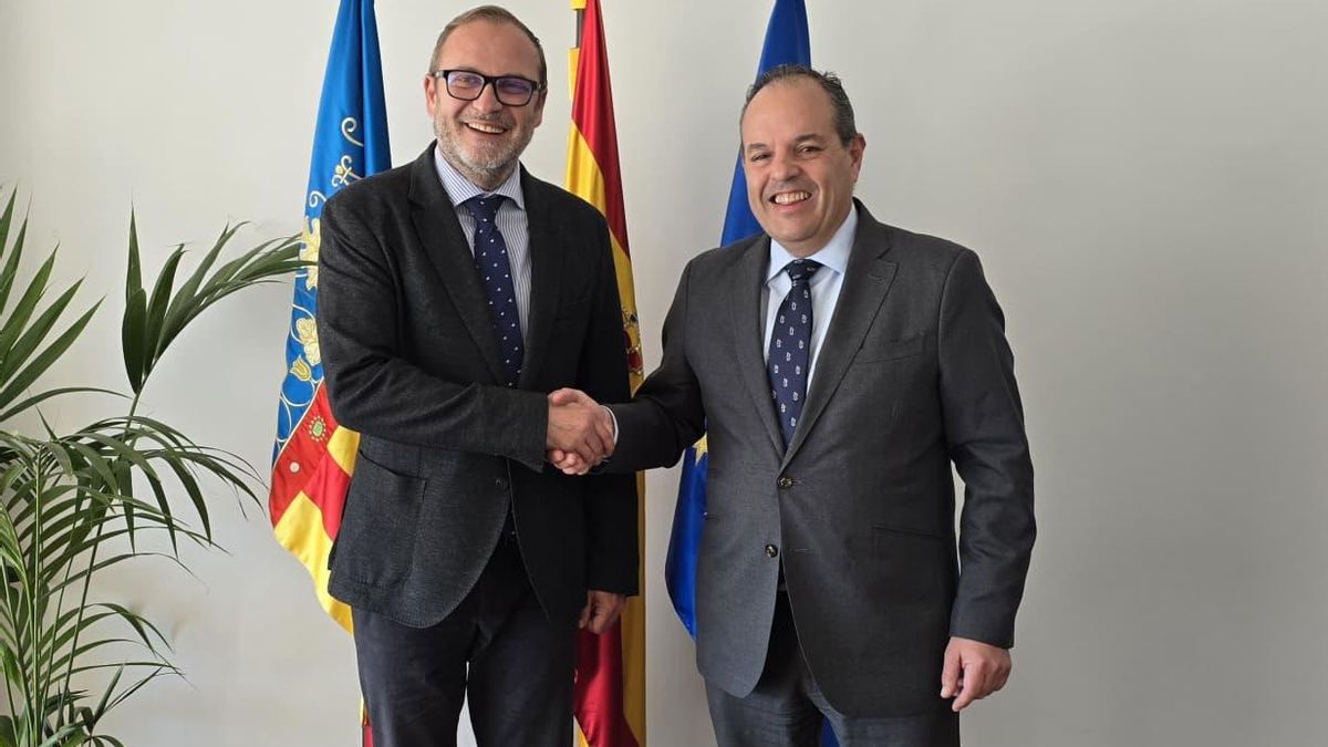 Carlos Baño, en un acto de acercamiento entre empresas alicantinas y rumanas días después de su detención por la policía.