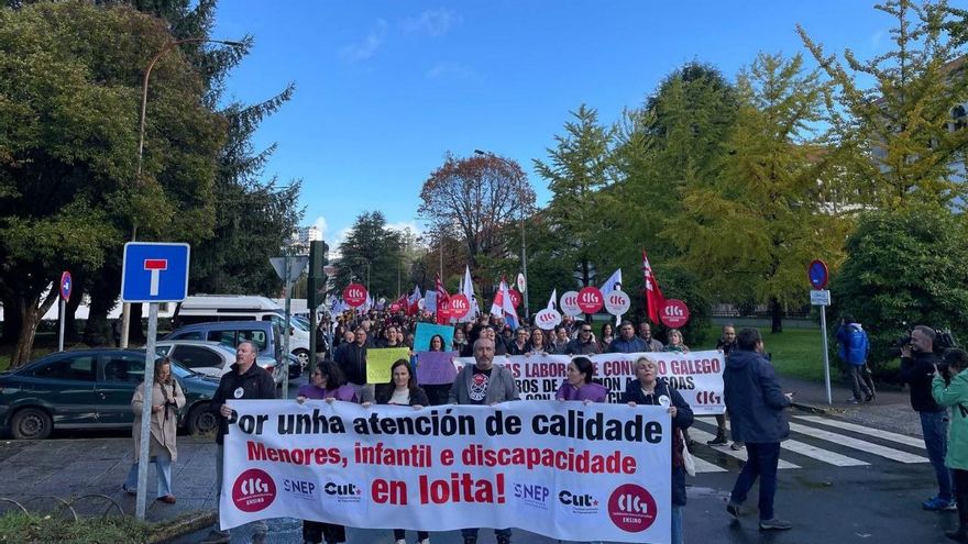La CIG asegura que la “práctica totalidad” del personal en escuelas infantiles, menores y discapacidad secundó la huelga