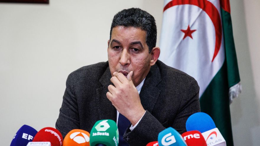 Archivo - Abdulah Arabi, delegado del Frente Polisario en España