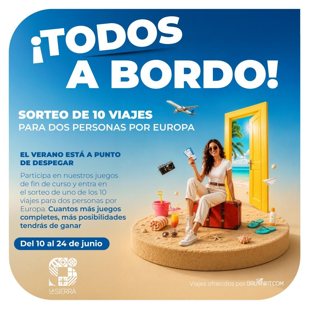 Cartel promocional de la iniciativa del centro comercial La Sierra