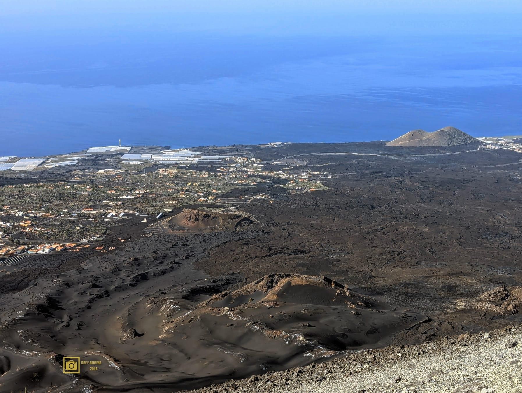 Zona afectada por las coladas del Tajogaite. JOSÉ F AROZENA