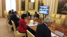 Reunión virtual entre el Ministerio de Educación y las Comunidades Autónomas este miércoles.