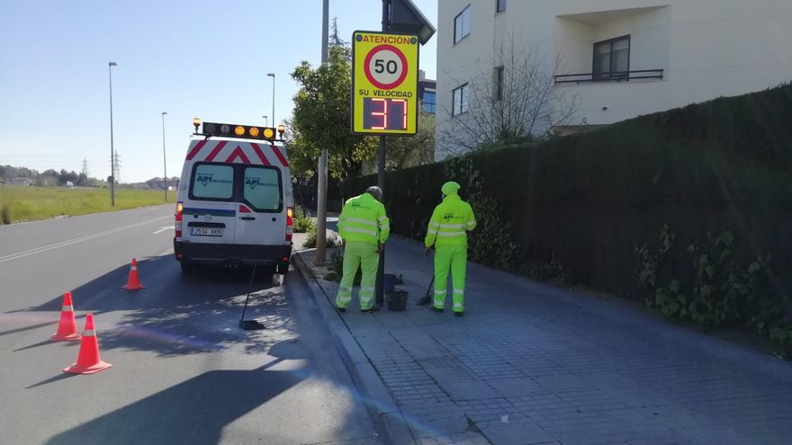 Radar instalado en la Arruzafilla