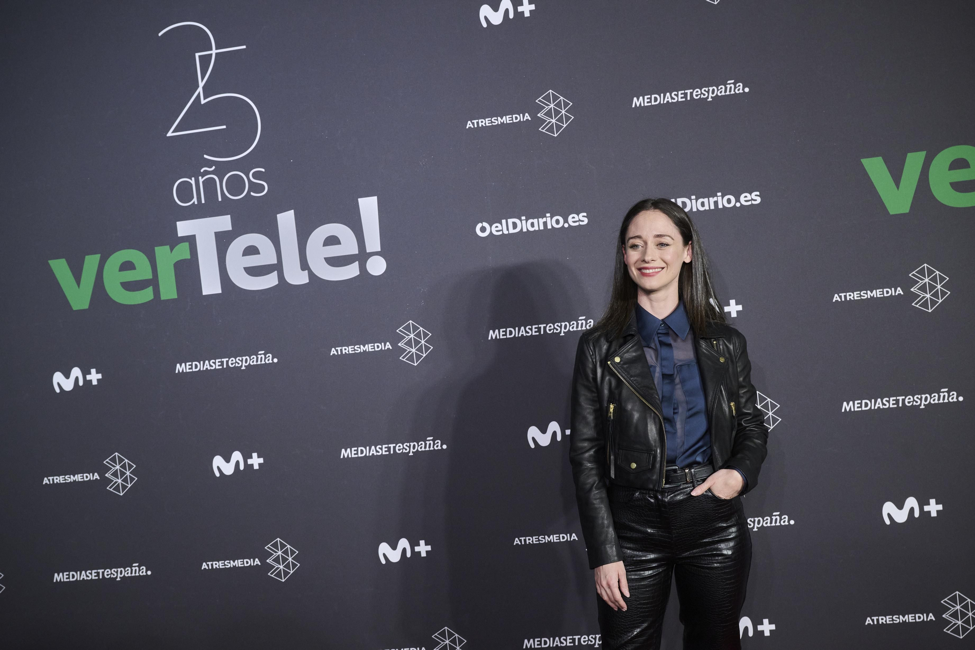 Elena Rivera en la fiesta 25 aniversario de verTele