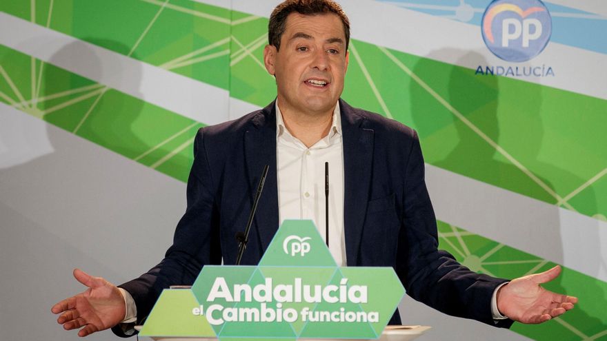 El presidente de la Junta de Andalucía, Juanma Moreno, en una imagen de archivo. EFE/Julio Muñoz