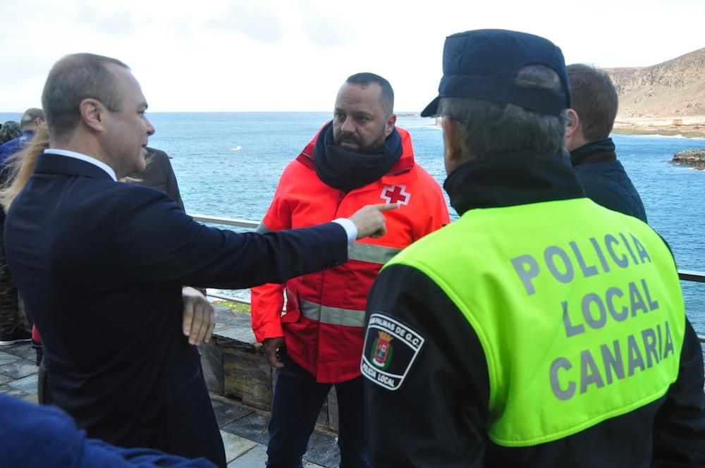 Derrumbe en La Isleta.