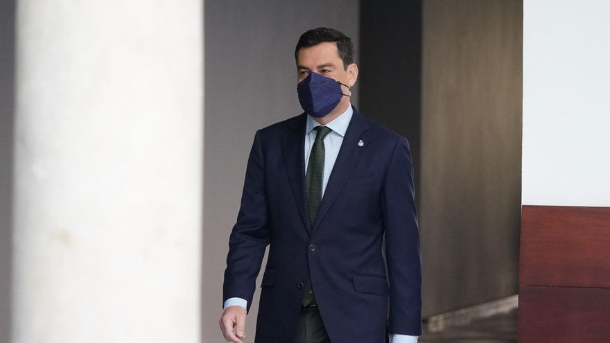 El presidente de la Junta de Andalucía, Juanma Moreno.