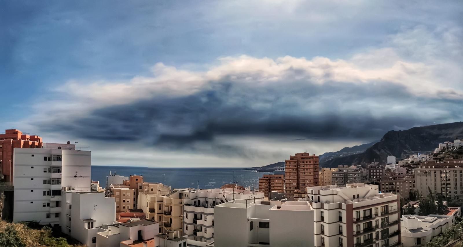 Nube de ceniza volcánica  elegida EPOD.