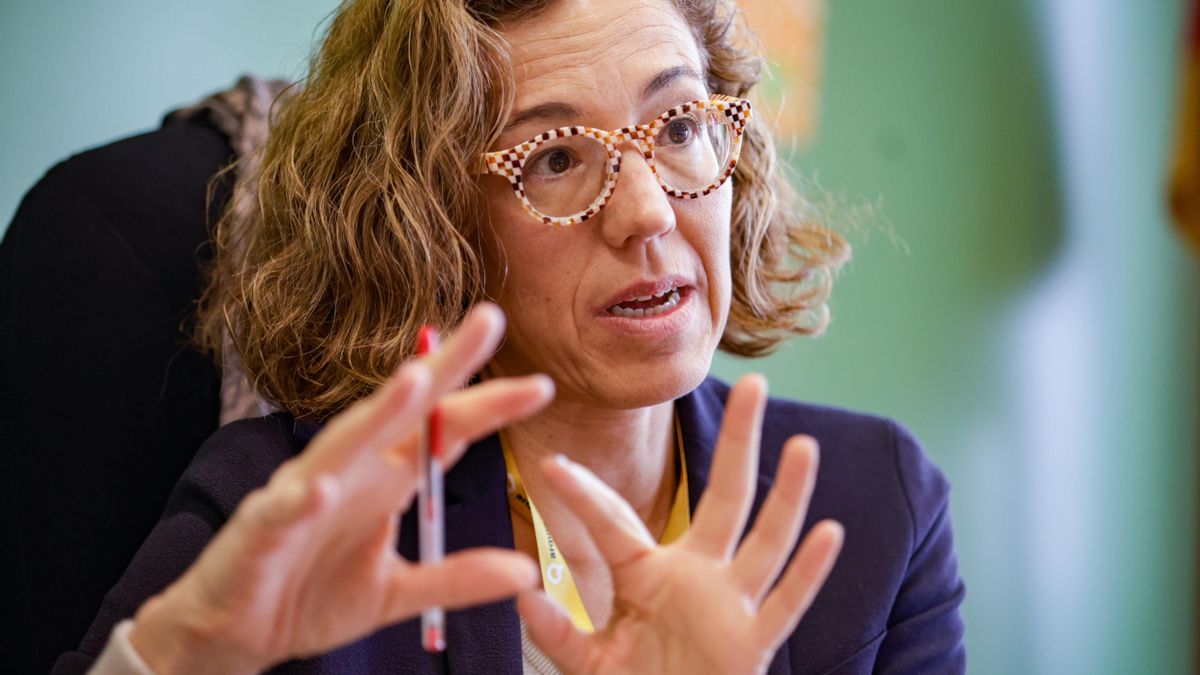 Raga, durante la entrevista.