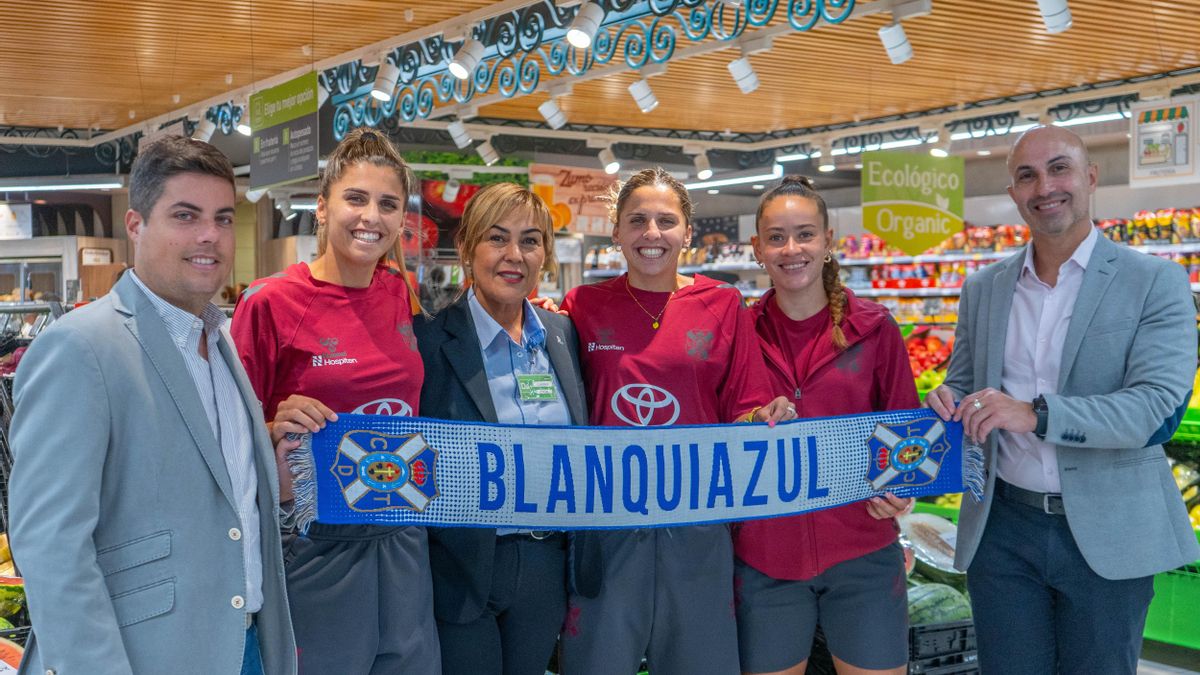 HiperDino se convierte en el patrocinador del Costa Adeje Tenerife, primer equipo femenino del Club Deportivo Tenerife.