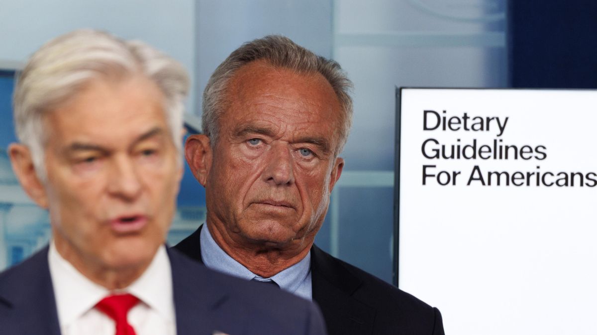 Robert F. Kennedy Jr durante una rueda de prensa en la Casa Blanca, Washington.