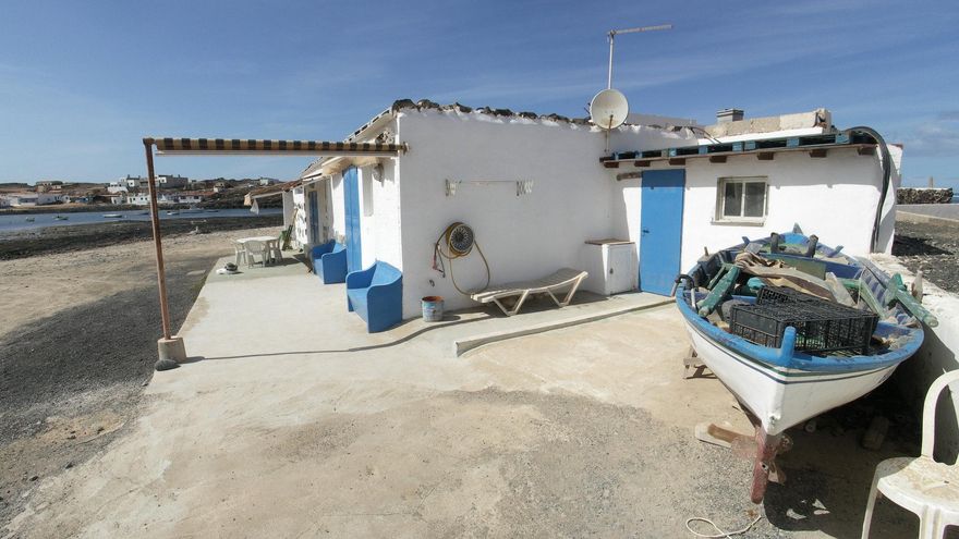 Casas de pescadores en Majanicho, una de las sorpresas de la costa norte de Fuerteventura