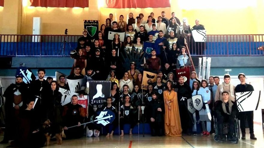 Imagen de los alumnos de Isaac Pérez en la Universidad de Granada