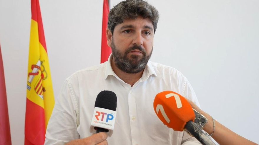 El presidente de la Región de Murcia, Fernando López Miras