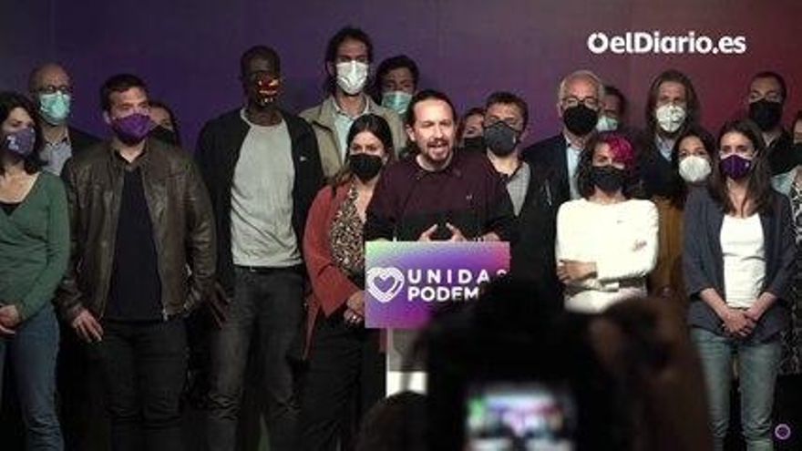 Pablo Iglesias dimite: "Dejo la política, ya no sumo y me han convertido en un chivo expiatorio"