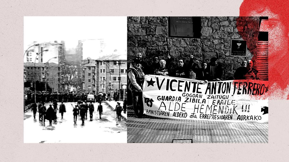 Los ecos del 3 de marzo de 1976 de Vitoria en Basauri: las balas de la Guardia Civil mataron a Vicente Antón