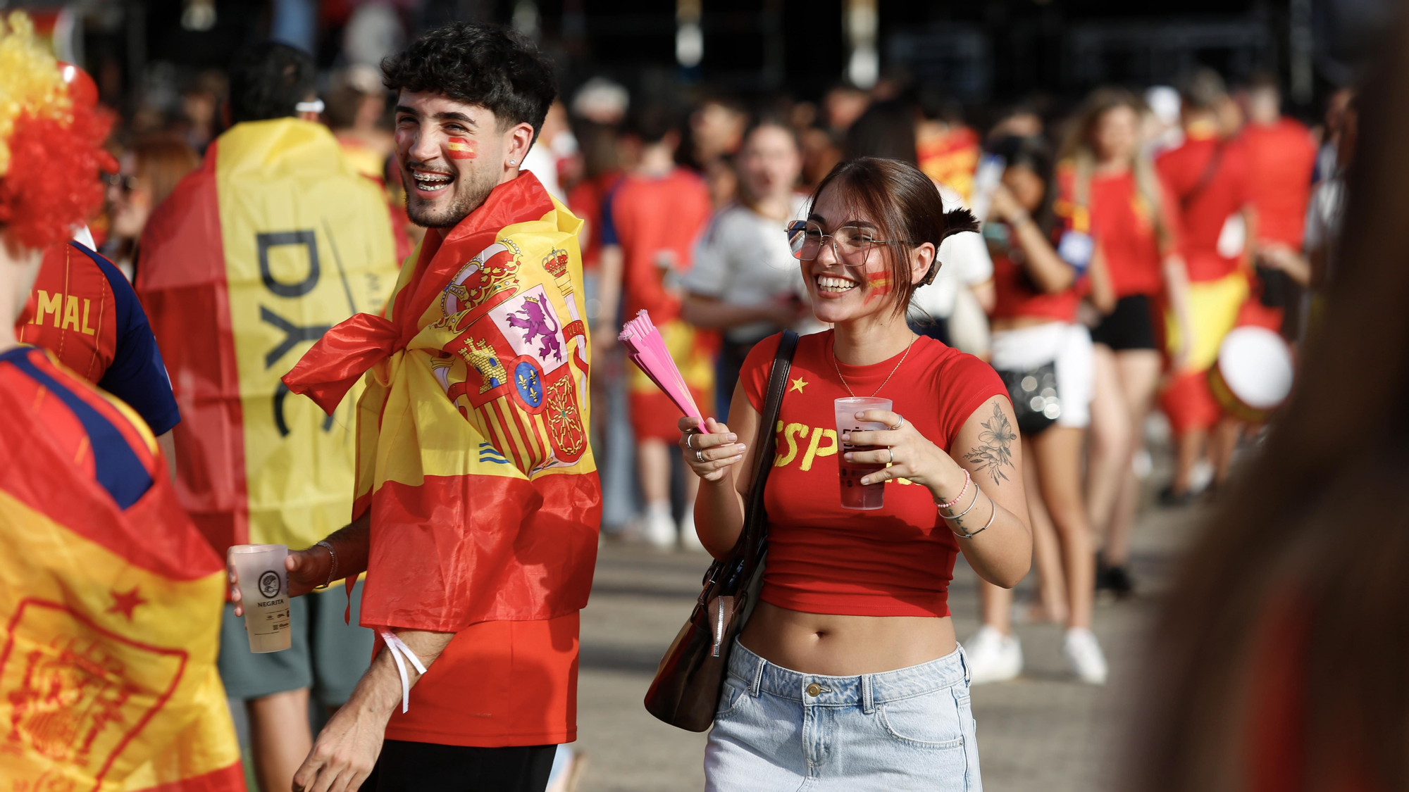 Afición de la selección española en el Córdoba Live