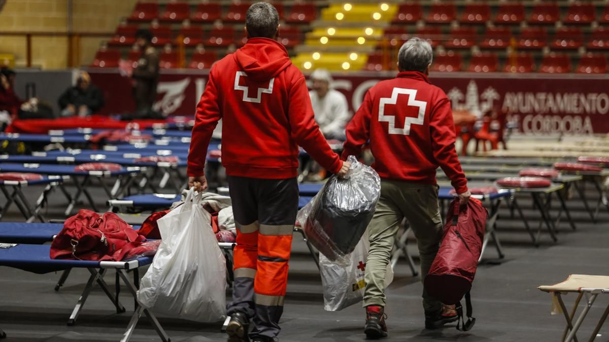 Familias en el dispositivo de Cruz Roja de Vista Alegre