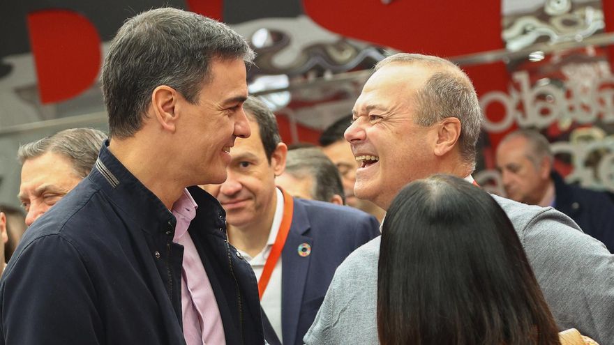 Augusto Hidalgo y Pedro Sánchez.