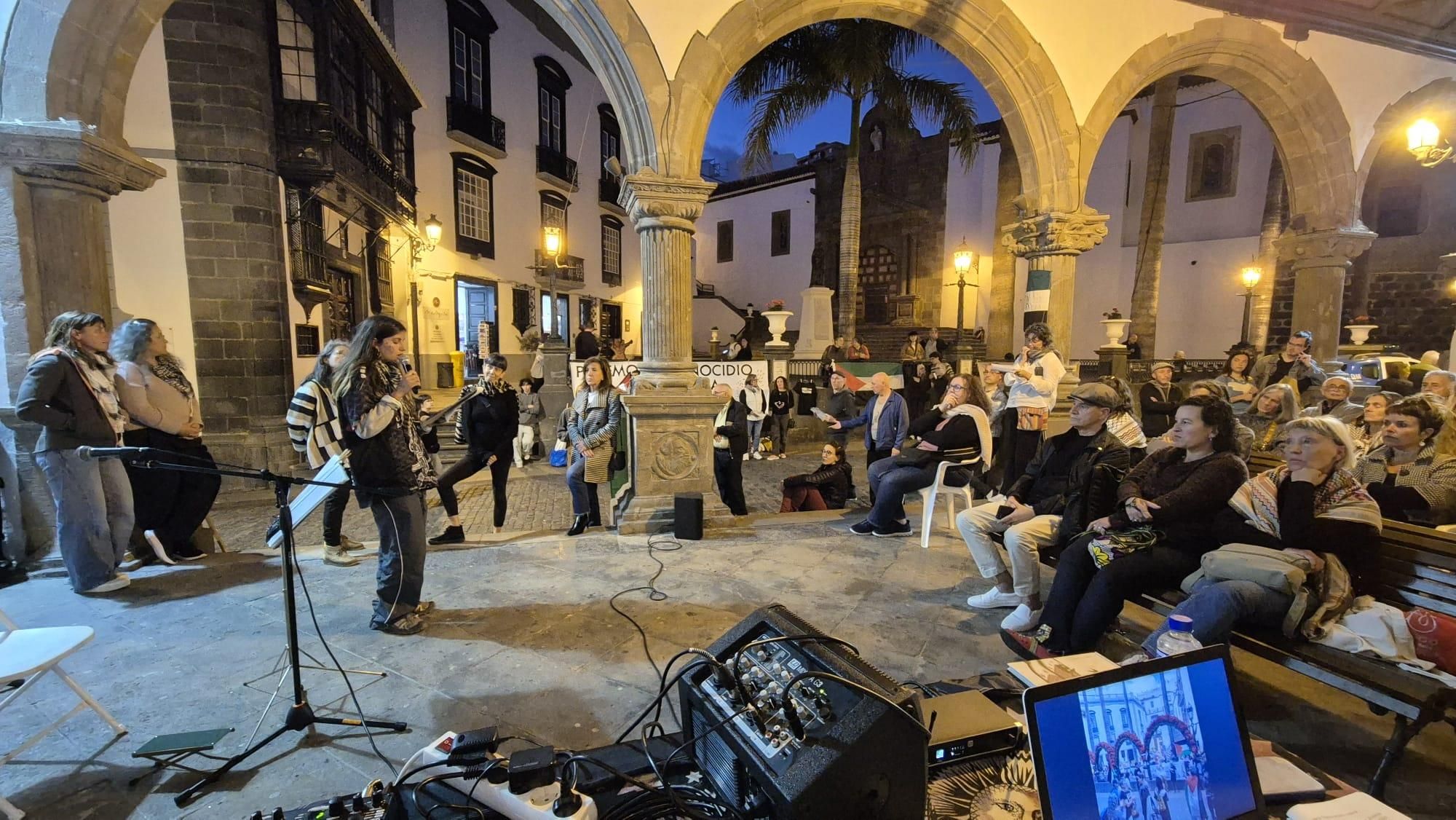 Éxito de participación en el ‘Encuentro por Palestina’ en Santa Cruz de La Palma.