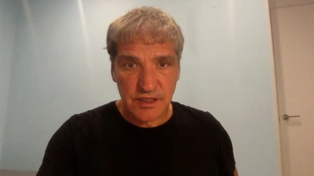 Gustavo González, en el directo realizado en su canal de YouTube