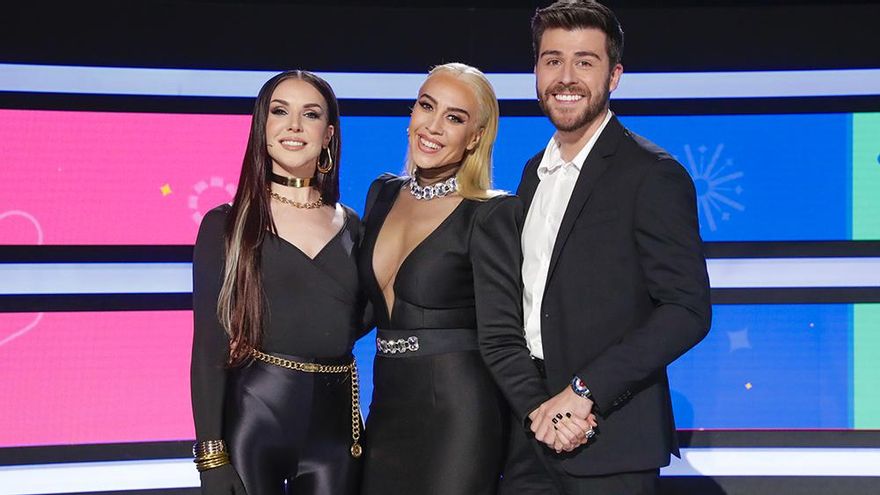 Los presentadores del Benidorm Fest 2023 en la segunda semifinal