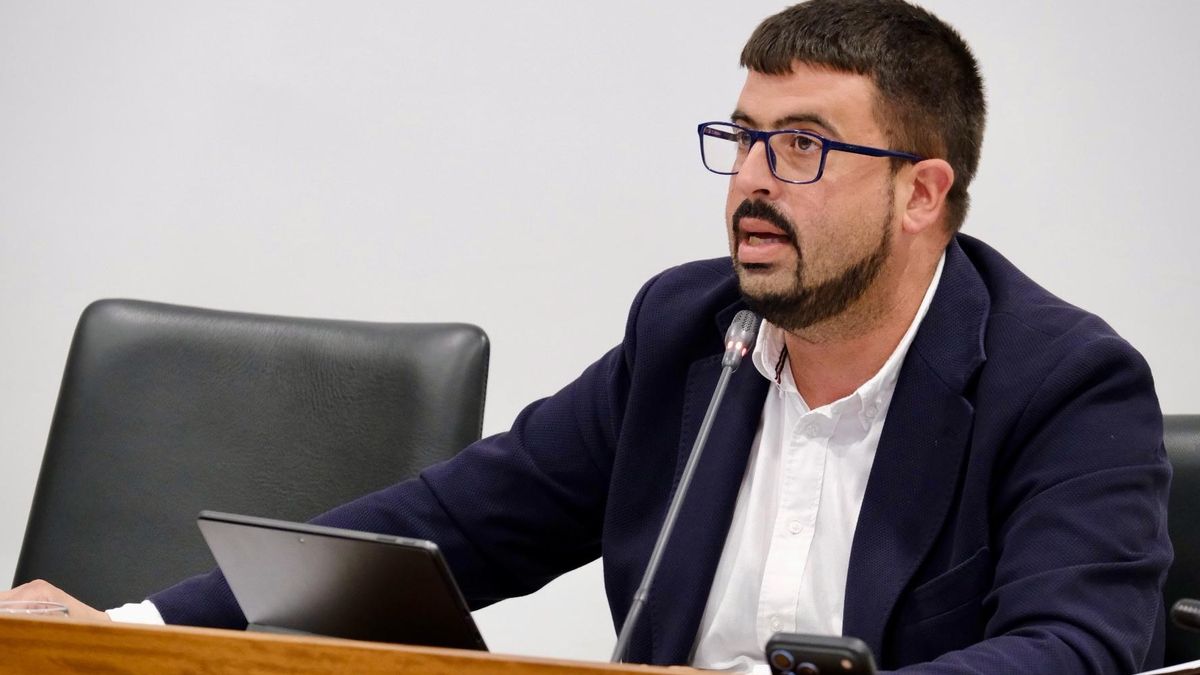 Borja Perdomo, portavoz del Grupo Socialista en el Cabildo de La Palma.