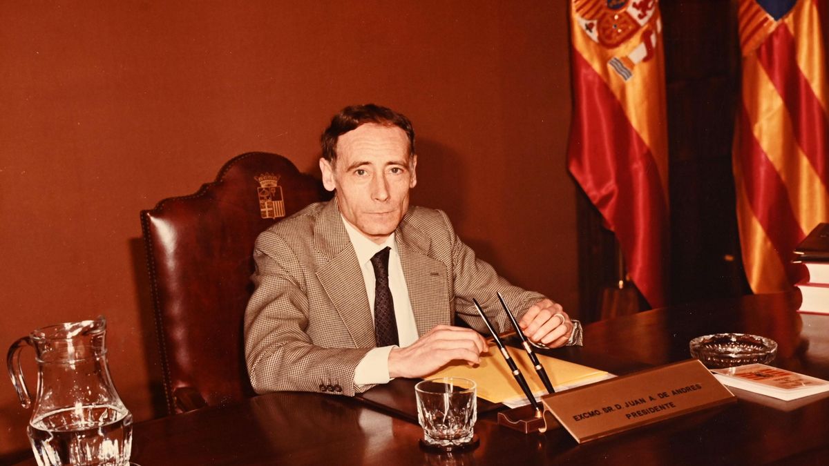 Fallece Juan Antonio de Andrés, presidente de Aragón entre 1982 y 1983 y el último previo a la etapa autonómica