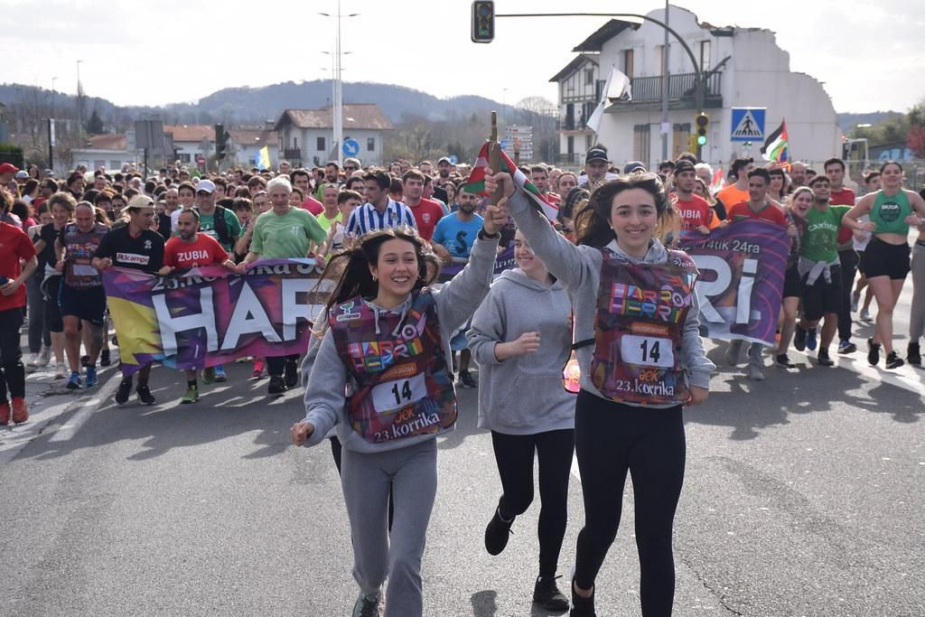 Así han sido los primeros kilómetros de la Korrika de 2024, en imágenes