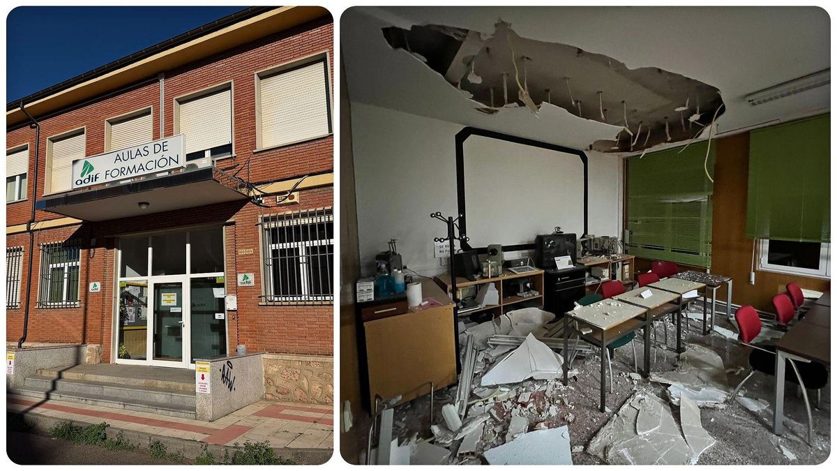 Adif cierra el Centro de Formación Ferroviario de León por no afrontar un mantenimiento urgente