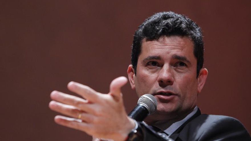 Sergio Moro, ministro de Justicia y exjuez federal brasileño.