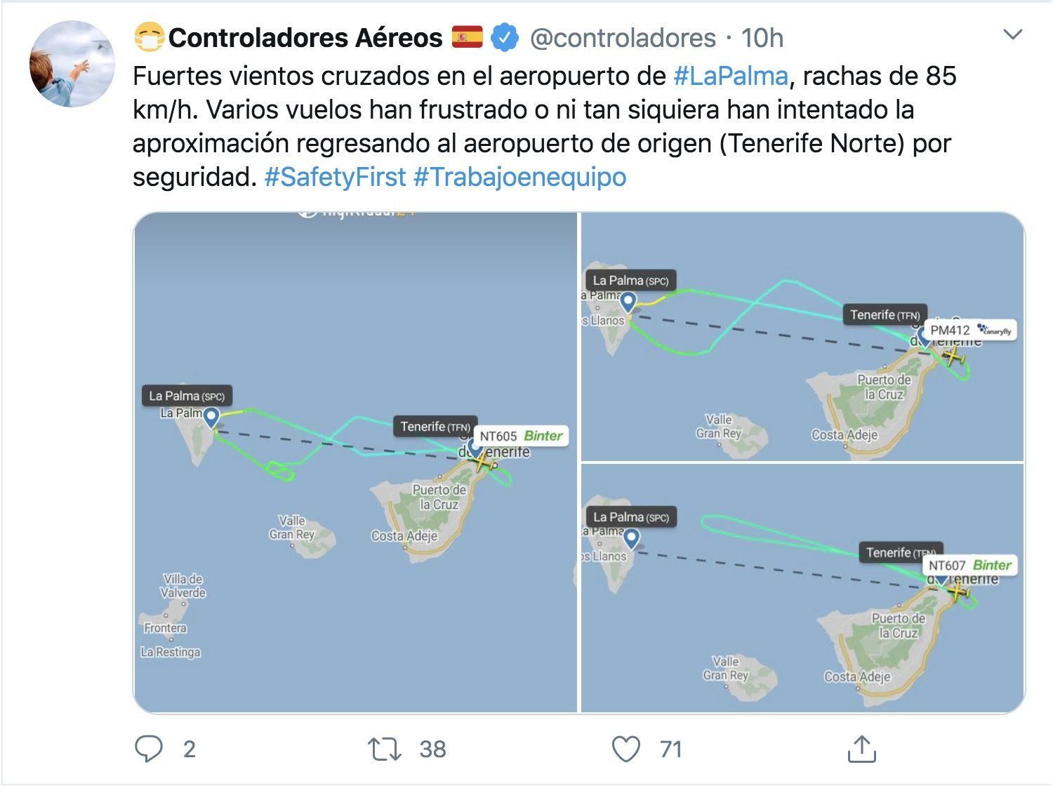 Controladores Aéreos.