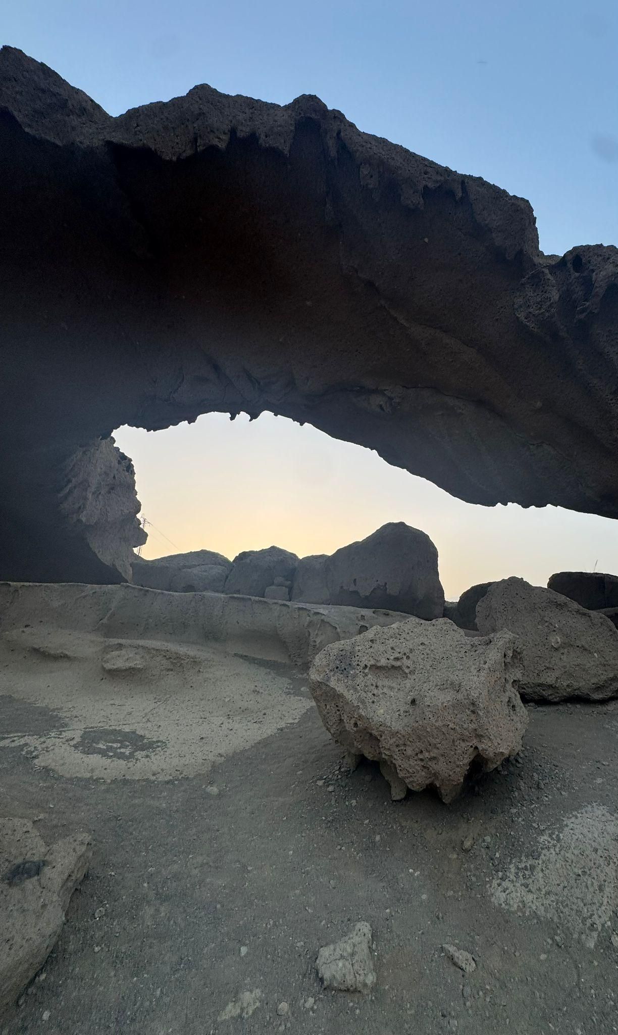 Arco de Tajao, en Arico, al sur de Tenerife.