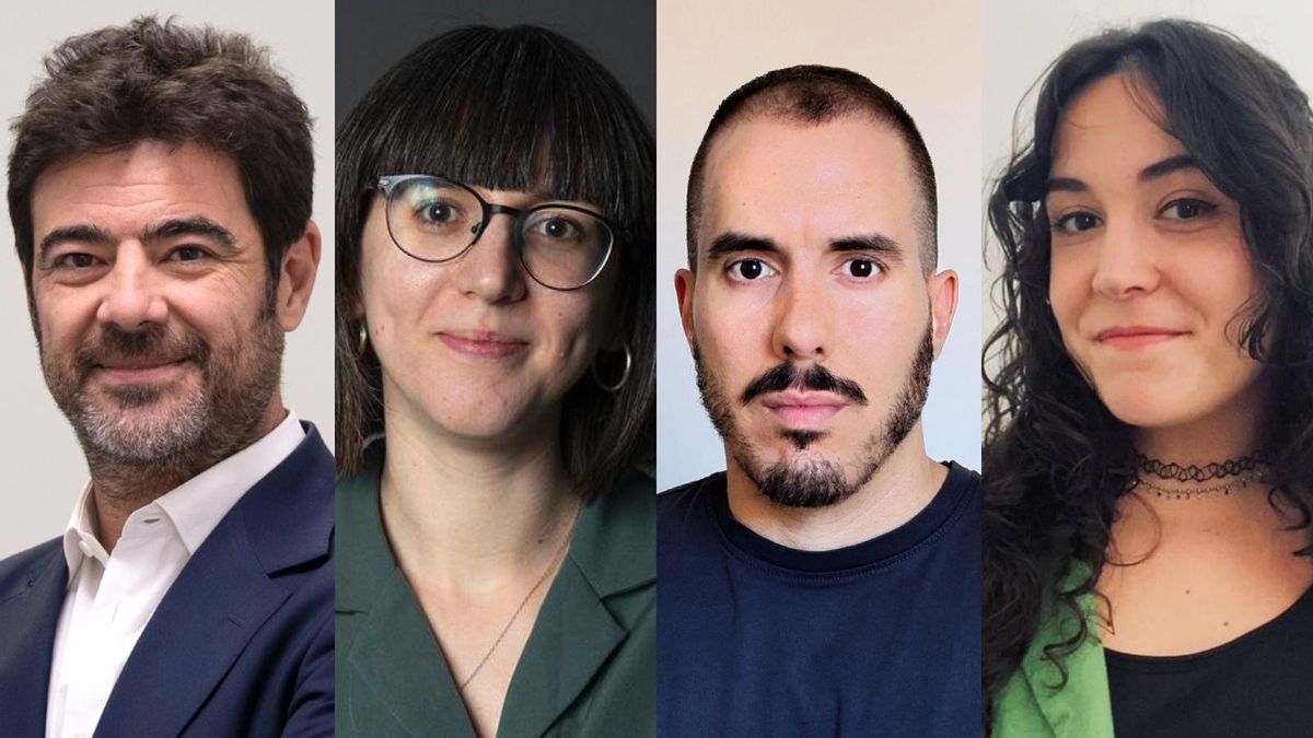 De izquierda a derecha, Serafí del Arco, Marta Barandela, Marcos Pinheiro y Carlota Estefanía
