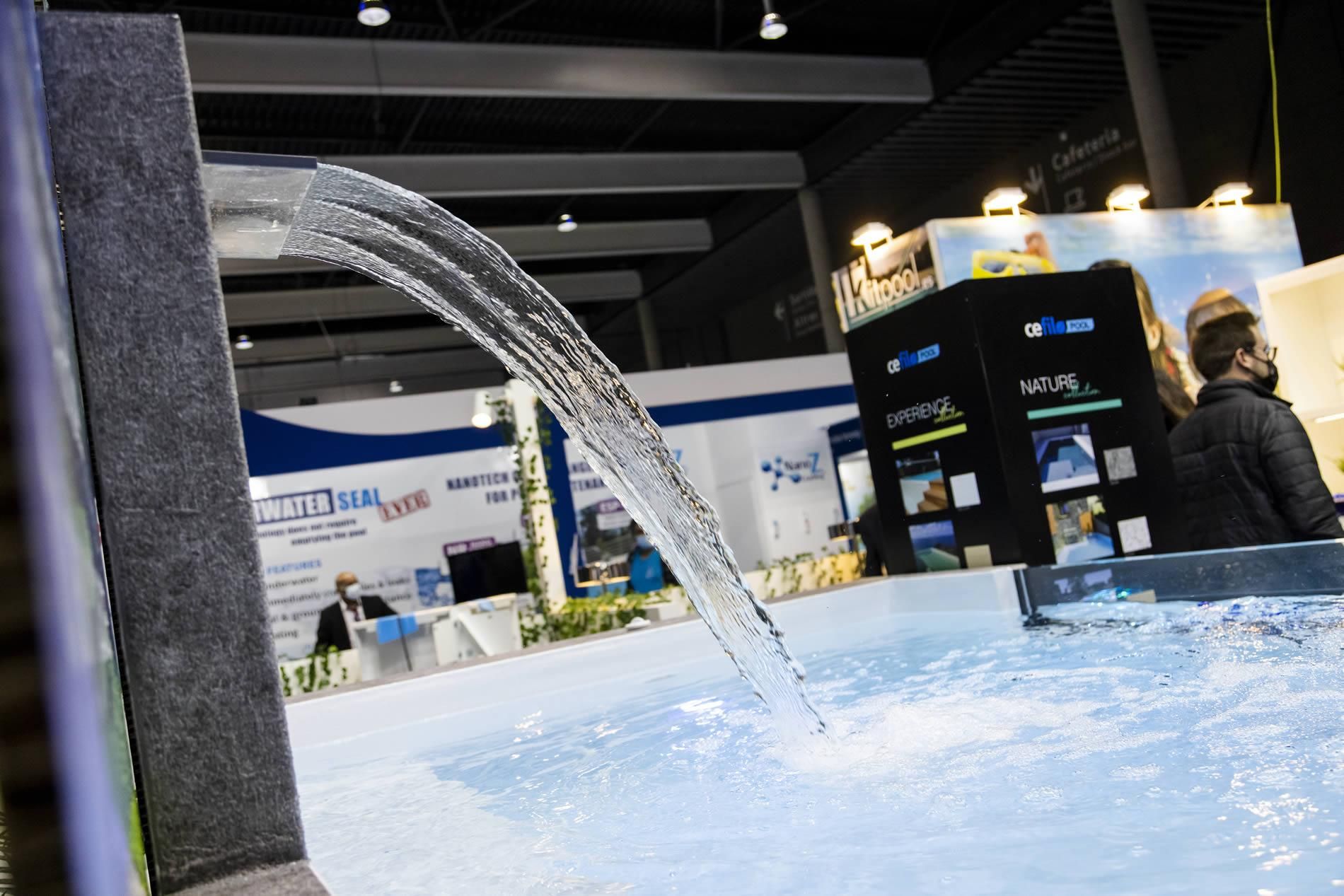 Las piscinas y spas de la feria se llenarán con agua de mar vitalizada