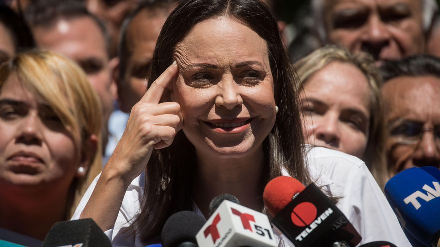 María Corina Machado advierte sobre éxodo migratorio si Maduro se impone "por la fuerza" en Venezuela