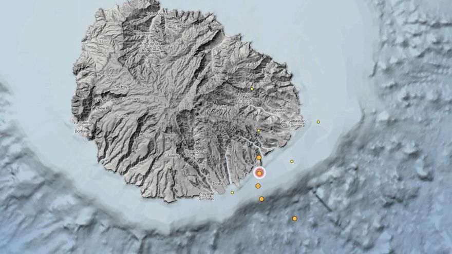 La Gomera registra este miércoles un nuevo terremoto de magnitud superior a 2