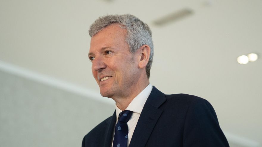 Archivo - El presidente de la Xunta de Galicia, Alfonso Rueda, durante un almuerzo-coloquio, en la sede del Club Siglo XXI, a 20 de marzo de 2025, en Madrid (España). El encuentro ha sido organizado por Club Siglo XXI.