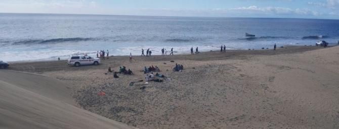 Llega una patera con 23 personas a bordo a Playa del Inglés