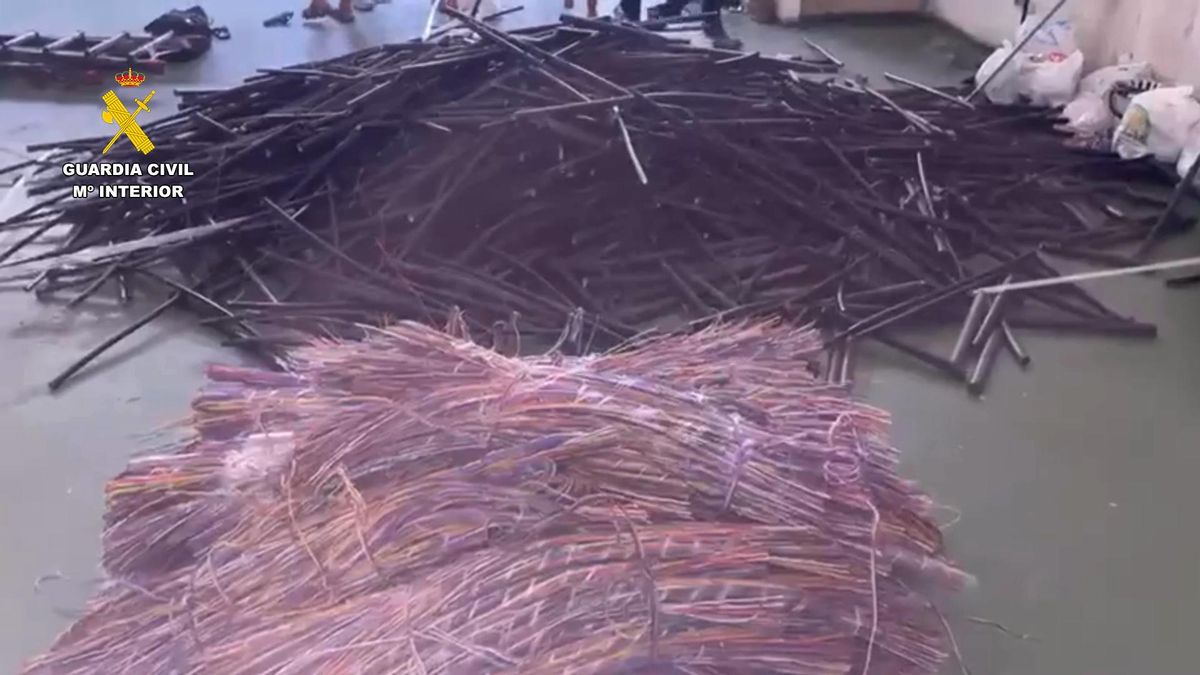 Robo de cable de cobre en La Rioja