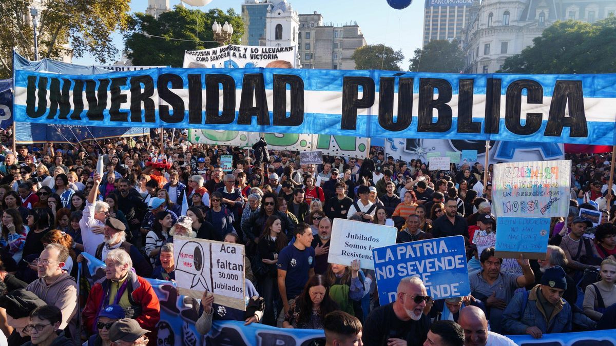 “Milei cumplí la ley”: más de un millón de personas reclamó que el Gobierno cumpla con el financiamiento universitario
