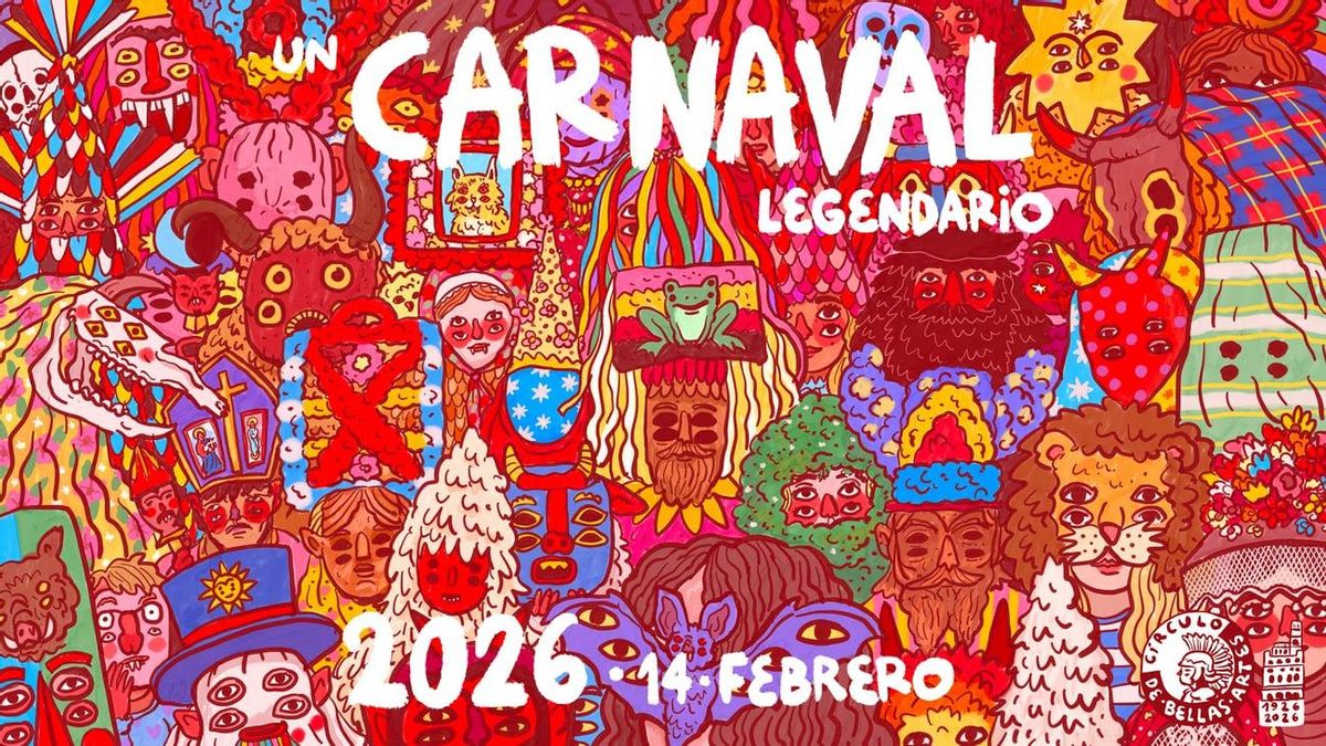 Cartel de de la fiesta de Carnaval 2026 del CBA
