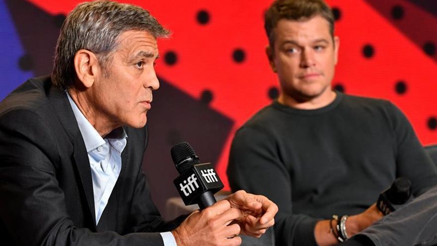 George Clooney y Matt Damon se divierten a costa de Trump con la película "Suburbicon"