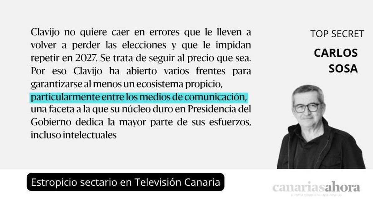 Estropicio sectario en Televisión Canaria