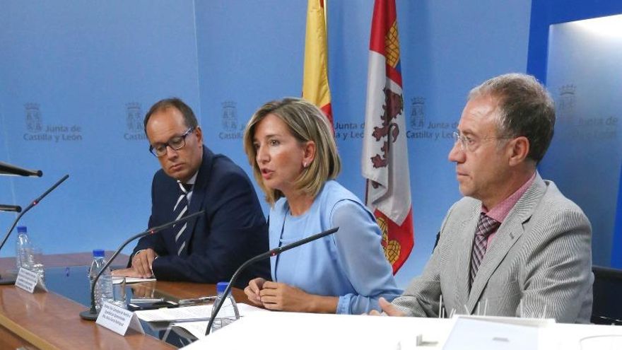 La consejera de Familia e Igualdad de Oportunidades, Alicia García, presenta el proyecto del nuevo Centro Base de valoración y atención a personas con discapacidad de Valladolid. / Diego de Miguel / ICAL