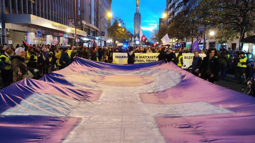 Manifestación en Euskadi
