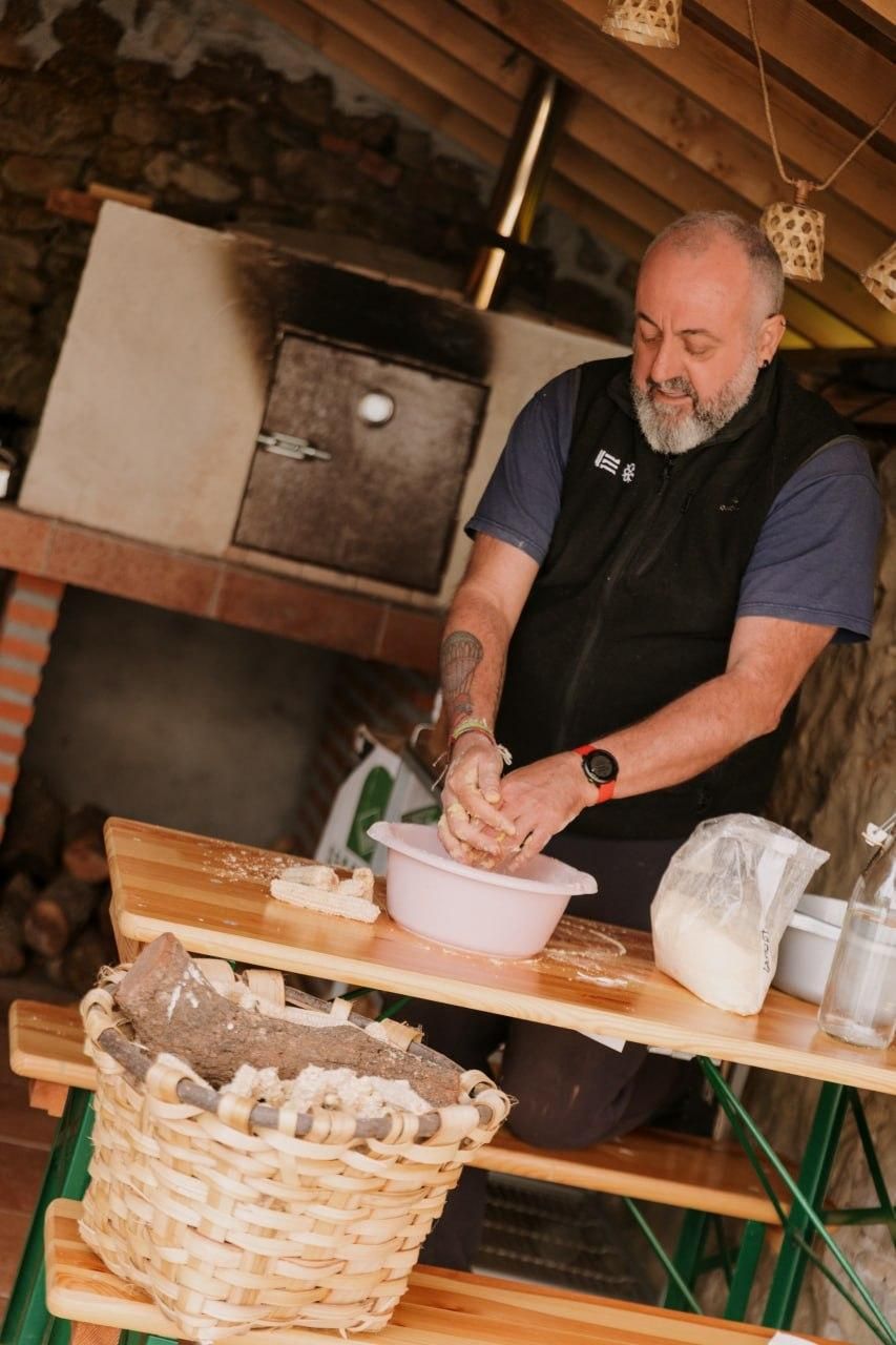 Preparación de talo en Lastoetxe