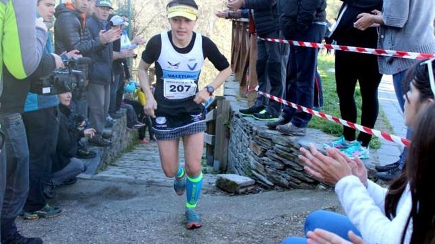 La atleta de carreras de montaña Denisa Dragomir.